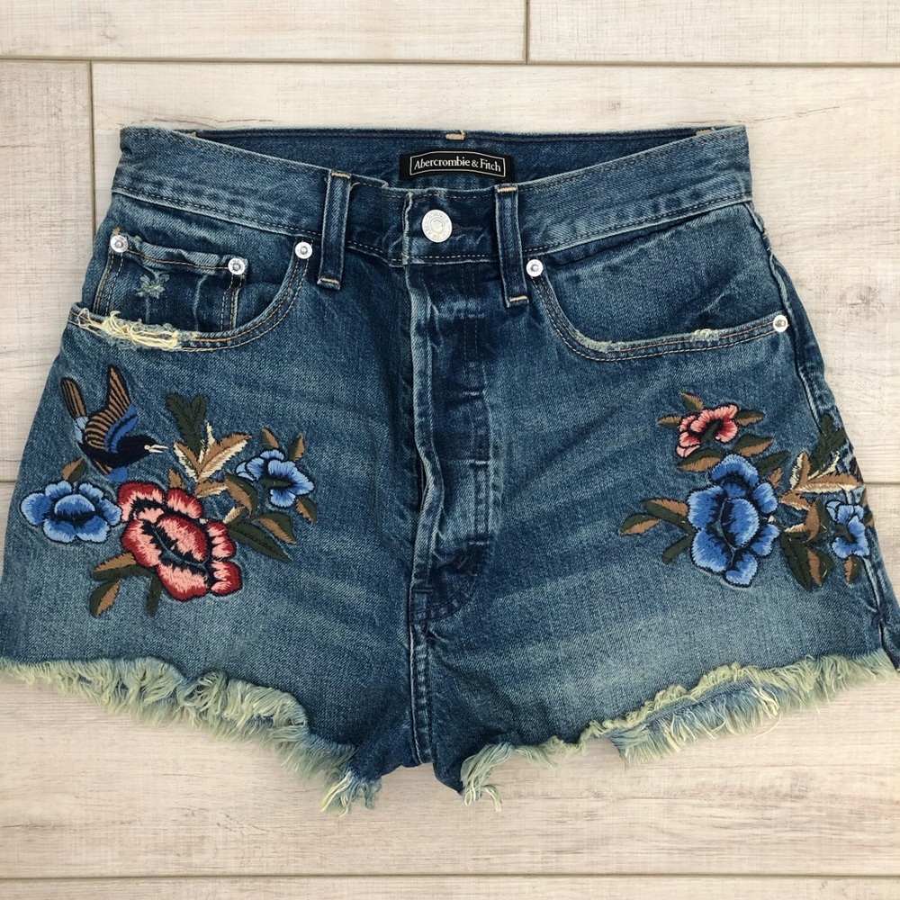 Abercrombie & Fitch Denim Jean Shorts sz 26